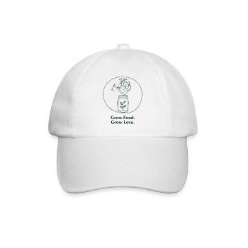 Organic horticulture, sustainable agriculture - Baseball Cap - white/white - Front