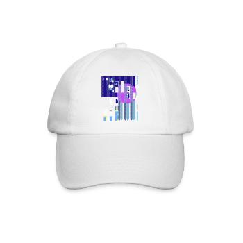 J’adore le Glitch - Casquette classique - blanc/blanc - Devant