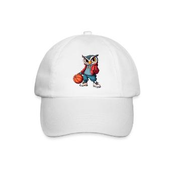 Owls Basketball Bird - Casquette classique - blanc/blanc - Devant