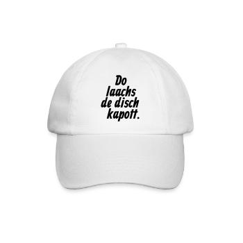 Do laachs de disch kapott - Kölsche §11 - Casquette classique - blanc/blanc - Devant