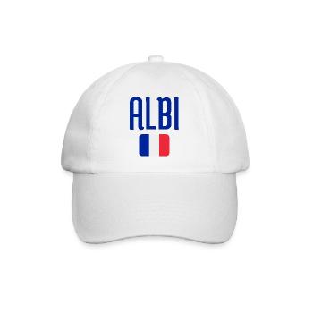Albi France Flag Emblem - Baseball Cap - white/white - Front