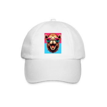 chameau - Casquette classique - blanc/blanc - Devant