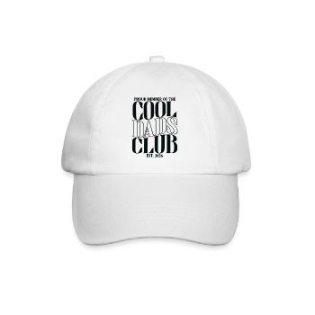 Cool Dads Club - Father's Day Dad Gift - Baseball Cap - white/white - Front