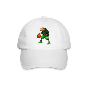 Mole Basketball Player - Baseball Cap - white/white - Front
