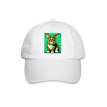 rabbit - Baseball Cap - white/white - Front
