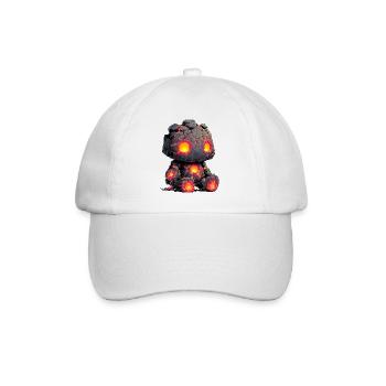 Lava Golem Stone Hero Child - Baseball Cap - white/white - Front
