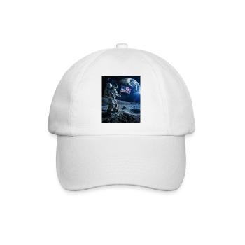 astronaut - Baseball Cap - white/white - Front
