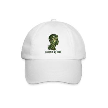 Wald Liebhaber - Baseballkappe - Weiß/Weiß - Vorne