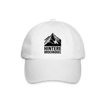Hintere Brochkogel - Baseballkappe - Weiß/Weiß - Vorne
