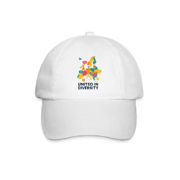 Europe unie dans la diversité - Casquette classique - blanc/blanc - Devant