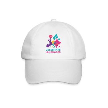 Celebrating Europe's colourful linguistic diversity - Baseball Cap - white/white - Front
