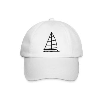 catamaran - Baseball Cap - white/white - Front