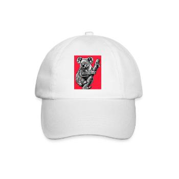 Koala - Baseballkappe - Weiß/Weiß - Vorne