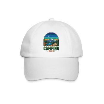 Randonnée - Aventure en plein air - Club de camping - Casquette classique - blanc/blanc - Devant