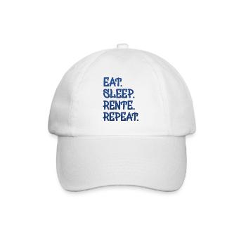 Eat Sleep Repeat Pension - Casquette classique - blanc/blanc - Devant