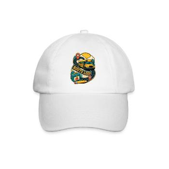 ROUTE LOOP - Baseball Cap - white/white - Front