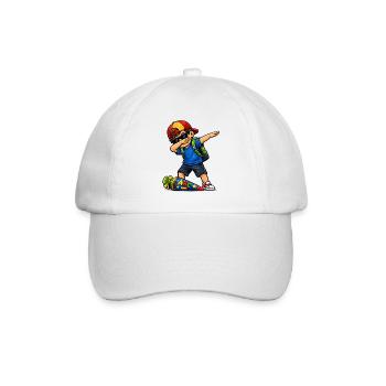 Dabbing ABC Sagittarius (brunette) - Baseball Cap - white/white - Front