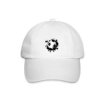 Fußball - Baseballkappe - Weiß/Weiß - Vorne