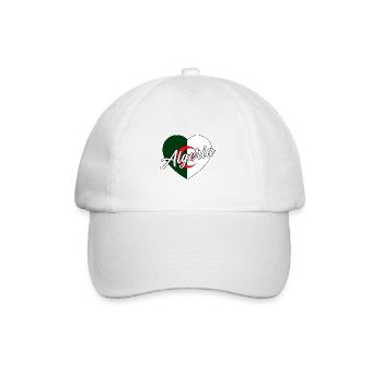 Algeria - Baseball Cap - white/white - Front