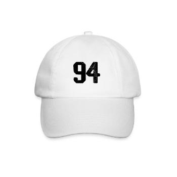 Maillot à 94 numéros - Casquette classique - blanc/blanc - Devant