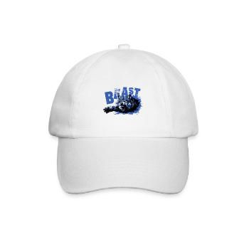 wolf beast - Baseballkappe - Weiß/Weiß - Vorne