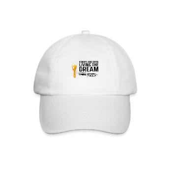 Father and Messerasmmler Messerfan Papa Design - Baseball Cap - white/white - Front