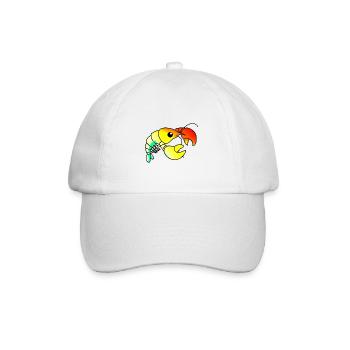 Homard Comic Animal - Casquette classique - blanc/blanc - Devant