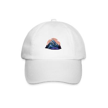 Mountains Alps Nature - Baseball Cap - white/white - Front