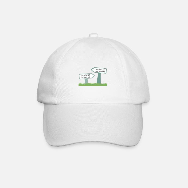 PANELS - Baseball Cap - white/white