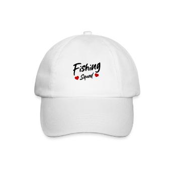 Coeur de l’escouade de pêche - Casquette classique - blanc/blanc - Devant