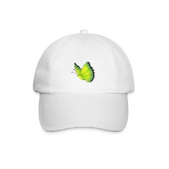 Butterfly - Baseball Cap - white/white - Front