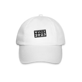 Malle 2023 - Baseballkappe - Weiß/Weiß - Vorne