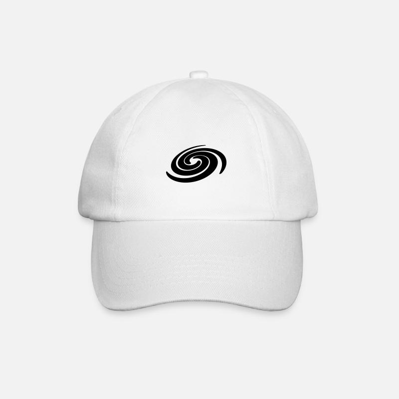 Spirale in allen Vector Farben - Baseballkappe - Weiß/Weiß