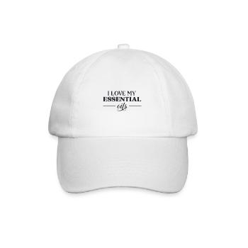 J’adore mes huiles essentielles - Casquette classique - blanc/blanc - Devant