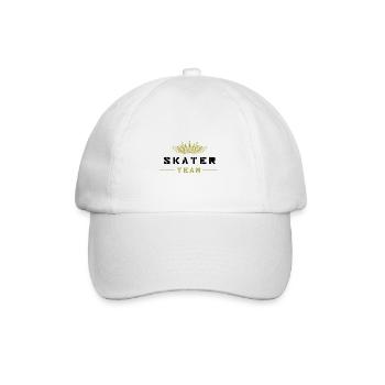 Skater Team - Baseball Cap - white/white - Front
