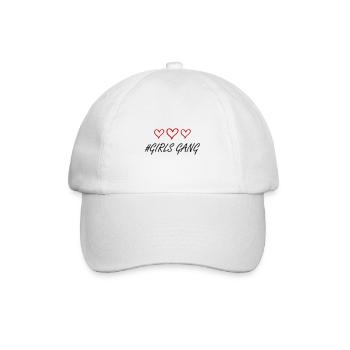 Filles Gang Filles Équipe Coeur Amour - Casquette classique - blanc/blanc - Devant