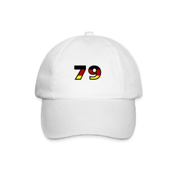 79 Numéro Allemagne Jersey - Casquette classique - blanc/blanc - Devant