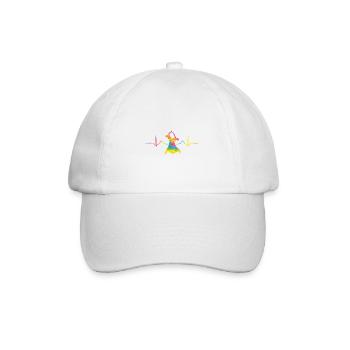 Battement de cœur Valse viennoise Danses de salon - Casquette classique - blanc/blanc - Devant