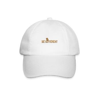 BE DIFFERENT Sunflower Self Love Positivity - Baseball Cap - white/white - Front