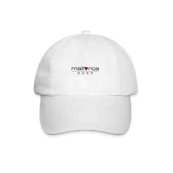 Majorque 2023 Coeur - Casquette classique - blanc/blanc - Devant