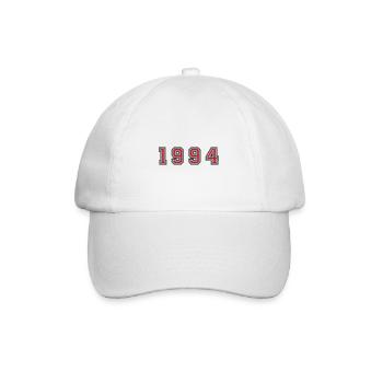 1994 year number - Baseball Cap - white/white - Front