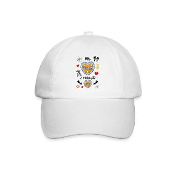 Mei Dirndl Is Z Kloa For Zwoa Wiesn - Baseball Cap - white/white - Front