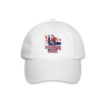Pêche en Norvège - Casquette classique - blanc/blanc - Devant