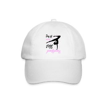 Das Ist Mein Handstand Shirt - Baseballkappe - Weiß/Weiß - Vorne