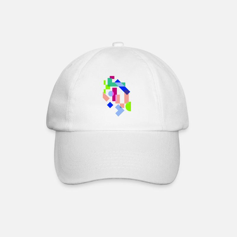 Kunst - Baseballkappe - Weiß/Weiß