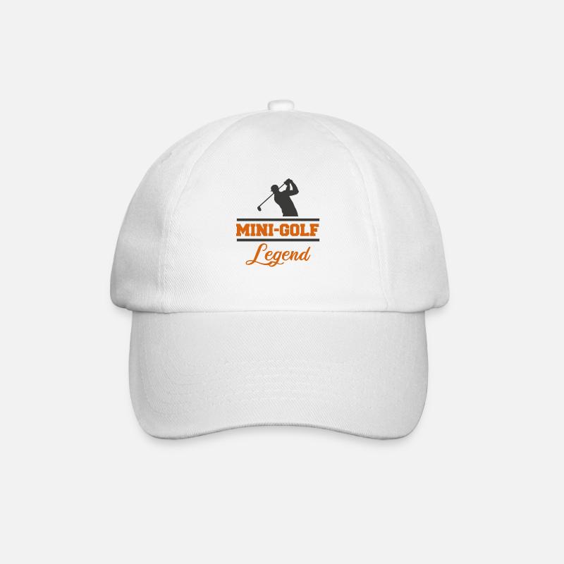 Minigolf - Baseballkappe - Weiß/Weiß