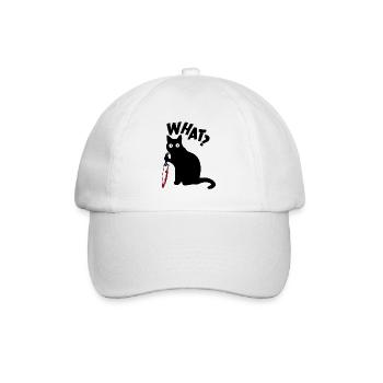 What cadeau chat Animaux enfants Animaux - Casquette classique - blanc/blanc - Devant