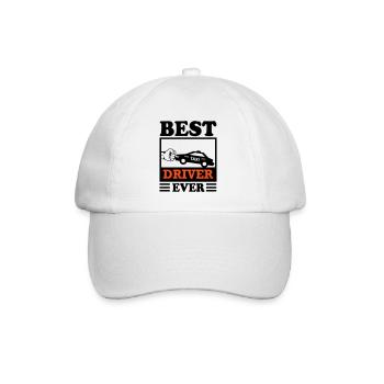 Chauffeur de taxi Driver Best Transport - Casquette classique - blanc/blanc - Devant