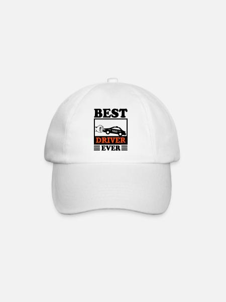 Taxi Taxifahrer Driver Best Transport - Baseball Cap - white/white