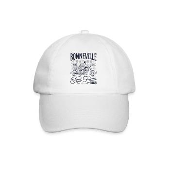 Bonneville Salt Flats Moto Racing Vintage - Casquette classique - blanc/blanc - Devant